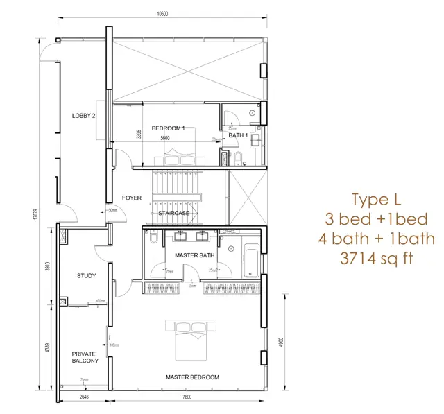 111 Menerung @ Bangsar 平面图 8