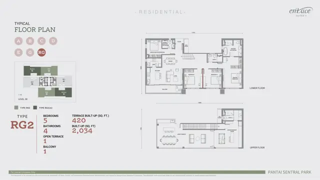 Enlace Suite @ Pantai Sentral Park 平面图 13